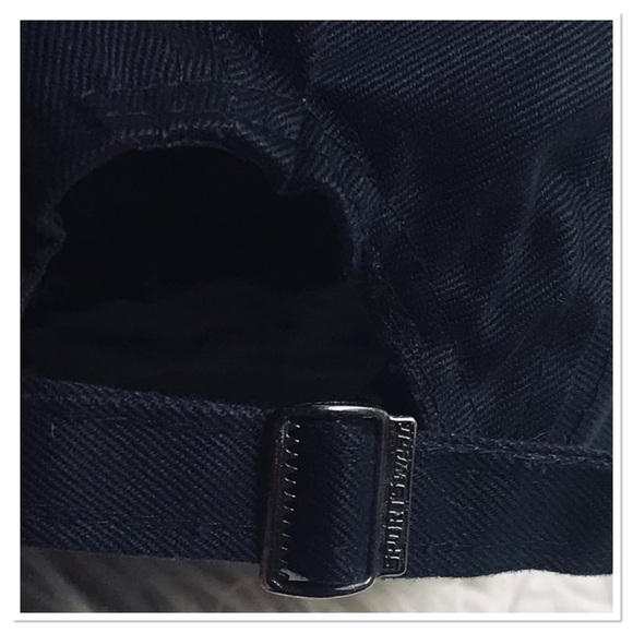 Pepe Jeans London Cap Hat Black White Embroidered Front Adjustable Back One Size - Picture 6 of 7